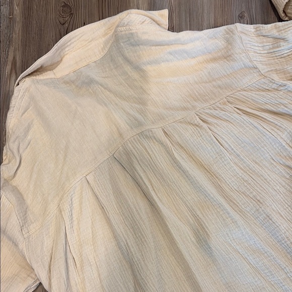 White Birch Cream Button Down Shirt - Picture 6 of 6